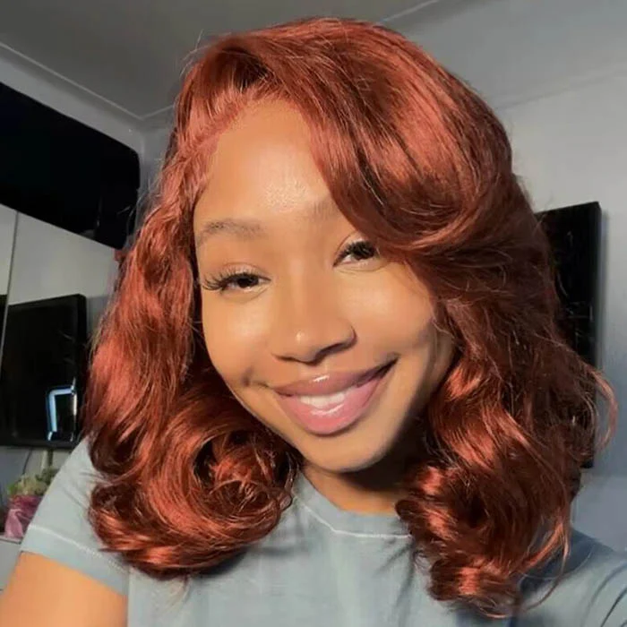 220% Density Body Wave Bob Wig Blunt Cut Short Bob Human Hair Wigs Pre Plucked 5x5 Lace Closure Wig Special Offer - Image 7