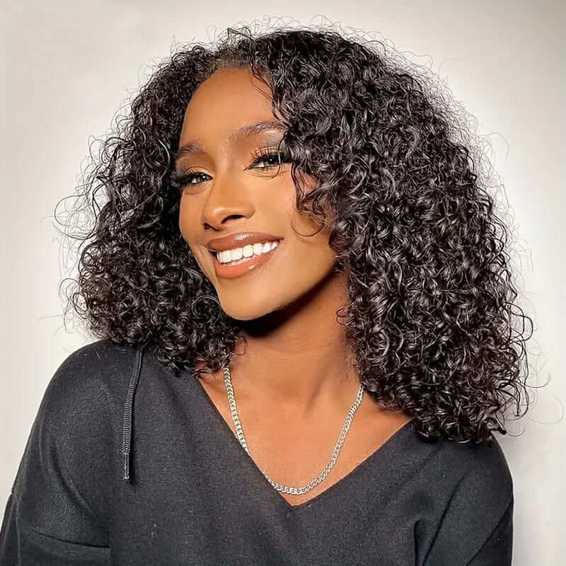 280% Density 4C Edges Hairline Spiral Curly HD Lace Wig Realistic Kinky Edges Glueless Lace Front Wig - Image 5
