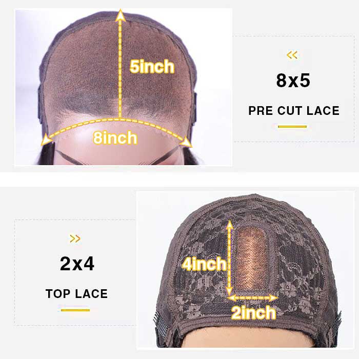 2Wigs $189 | Water Wave Glueless Lace Wig + Highlight Blonde Body Wave Wig With Bangs Special Offer - Image 8