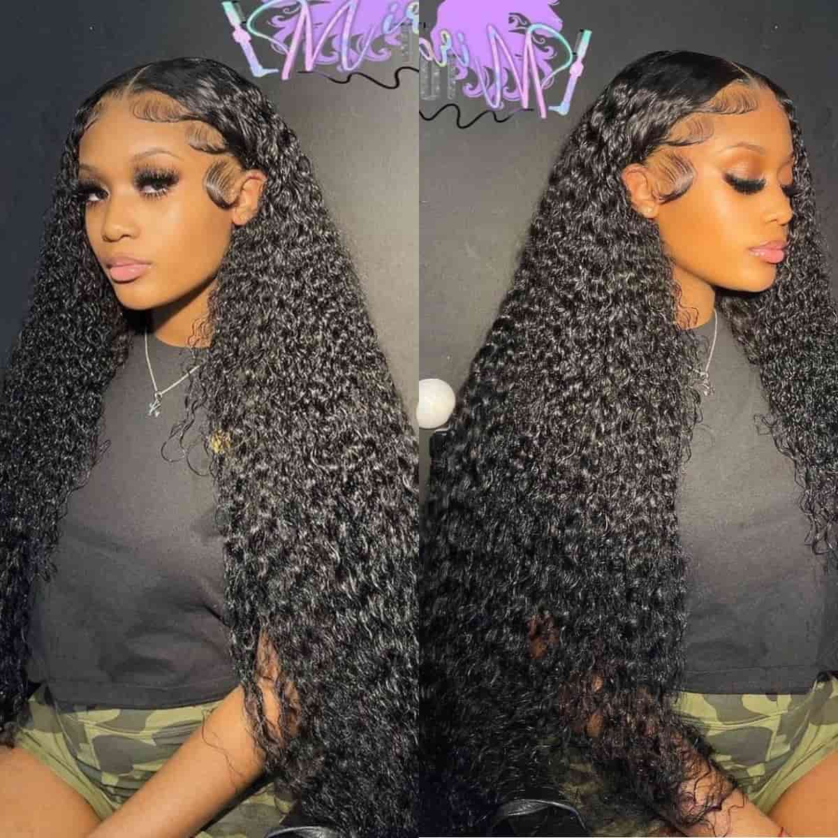 30inch Long 13x4 HD Lace Frontal Wigs Pre-plucked Natural Hairline Breathable Glueless Human Hair Wig - Image 7