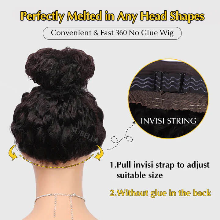 280% Density 4C Edges Hairline Spiral Curly HD Lace Wig Realistic Kinky Edges Glueless Lace Front Wig - Image 8