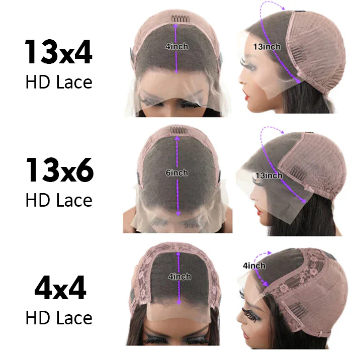 613 Blonde Ombre Lace Front Wig Brazilian Straight Human Hair Wigs With Adjustable Straps - Image 4