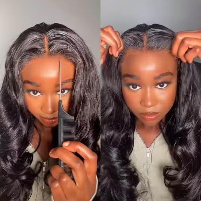 Upgrade Put On And Go 8×5/13x4 Glueless Lace Wig Pre-cut Lace Body Wave HD Lace Closure Wig Beginnger Friendly - Image 6