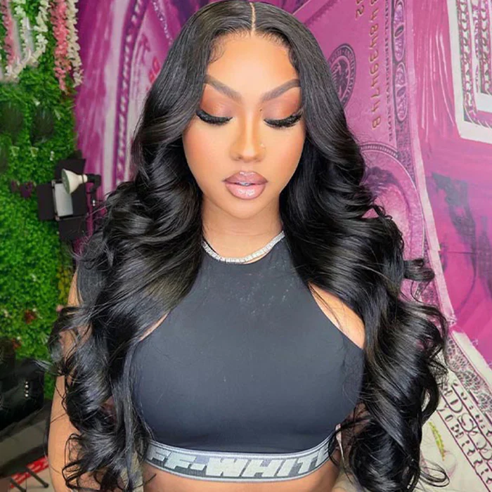 8*5 Pre Cut HD Lace Closure Wigs Straight/Body Wave Glueless Put On And Go Wig Pre Bleached Knots - Image 6