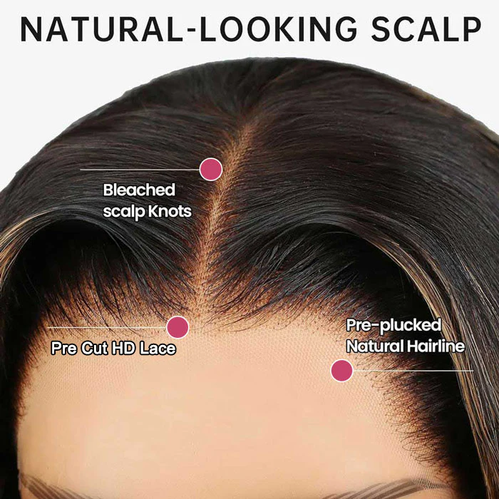 Pre Cut HD Lace Wigs 8x5 Lace Closure Wigs Curly Pre-Bleached Mini Knots Curly Human Hair Wigs - Image 6