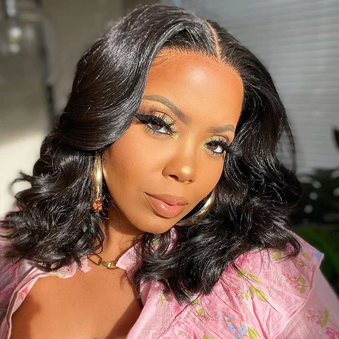 Buy One Get One Free  Ginger Color Lace Closure Wig + Body Wave Bob wig Special Offer - Image 3