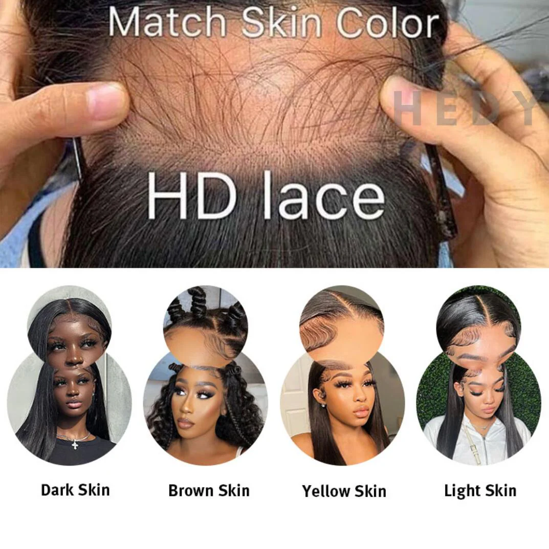 $89.9 Super Deal | 24Inch Water Wave 4x4 Transparent Lace Closure Wigs Special Offer - Image 4