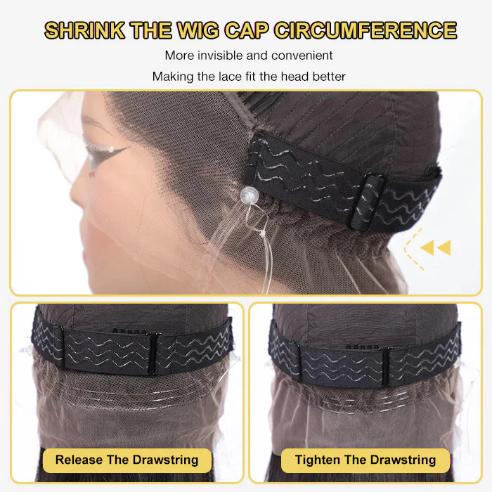 Subella Bouncy Loose Wave HD Transparent Lace Front Wigs Unprocessed Glueless Human Hair Wig - Image 11