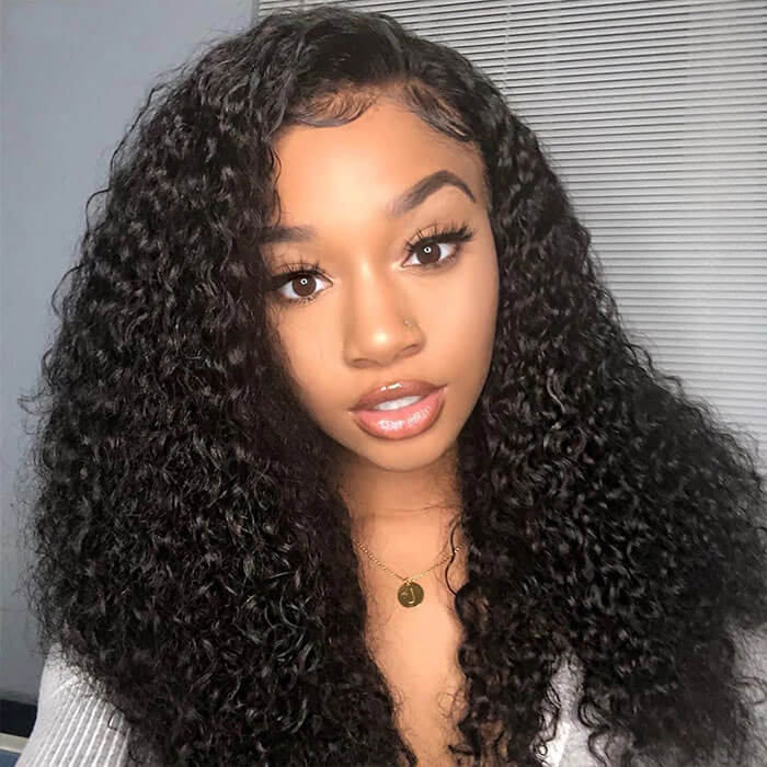 HD Lace Wigs Glueless Kinky Curly Wigs 4x4 Lace Closure Wigs - Image 5