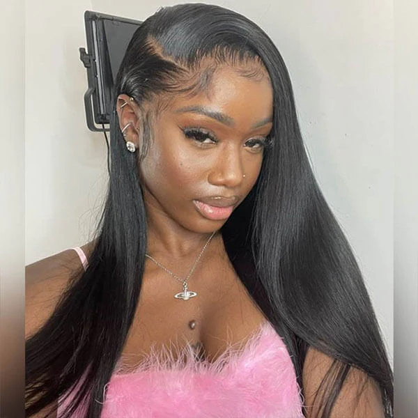 HD Transparent Lace Front Human Hair Wigs 13x4/13x6 Straight Frontal Wig For Women - Image 5