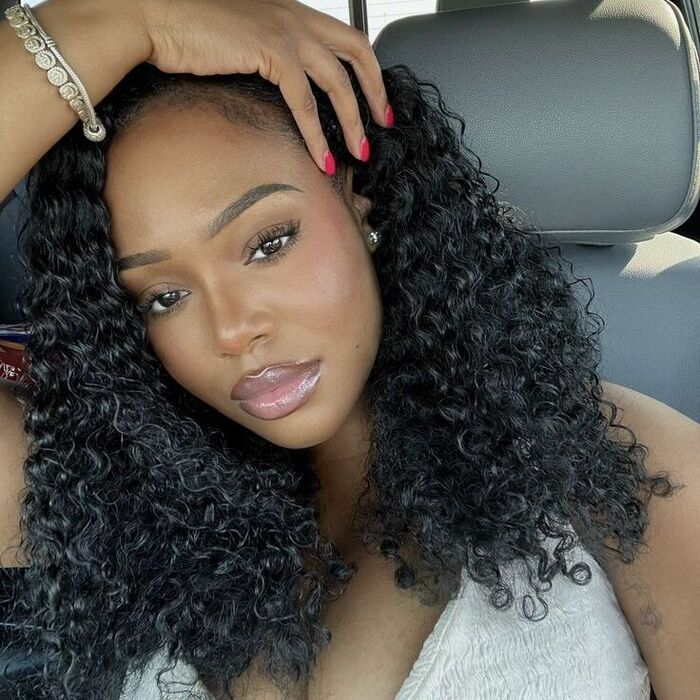 Jerry Curly Human Hair Glueless Wig Pre Bleached Pre Plucked Pre Cut HD Lace Special Offer - Image 5