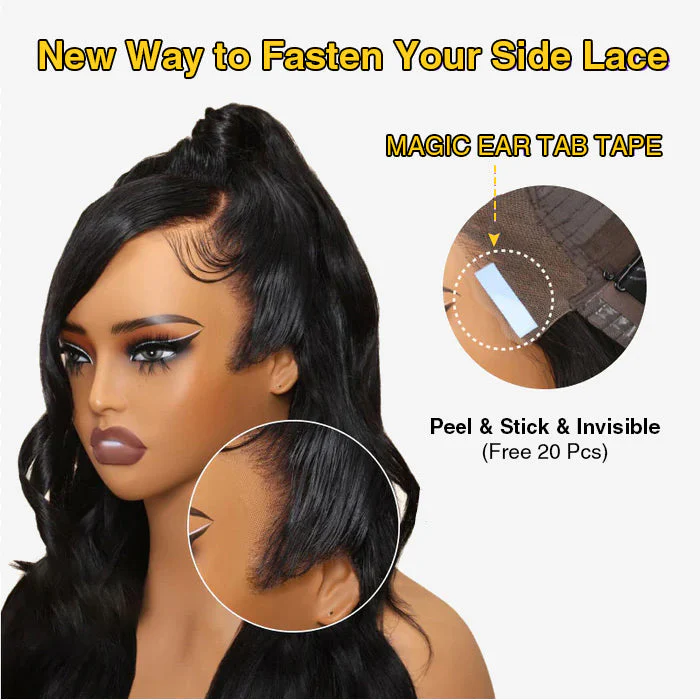 Kinky Straight 13x4 Pre Cut HD Lace Front Wig 13x6 Full Lace Pre-All Glueless Wig - Image 6
