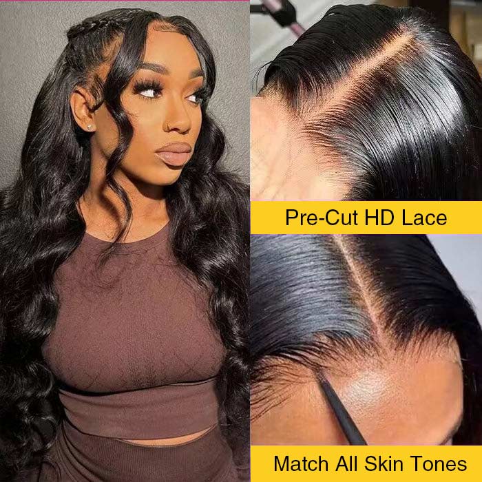 2Wigs $189 | 8x5 Glueless Body Wave Wig + 8x5 Glueless Straight Put on & Go HD Lace Wig Special Offer - Image 3