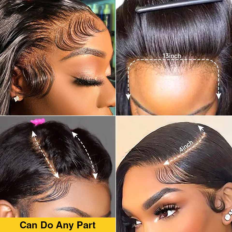 Pre Pleached Pre Cut Lace Glueless Wig 220% Density 8x5/13x4 HD Lace Frontal Put On and Go Human Hair Wigs Special Offer - Image 14