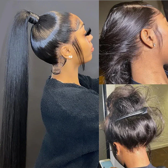 Put On & Go Upgraded Hidden Strap Snug Fit 360 Lace Frontal Wig Glueless Human Hair Wigs Special Offer - Image 10