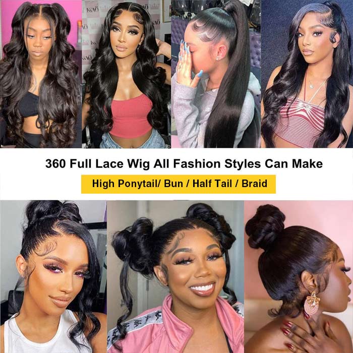 Put On & Go Upgraded Hidden Strap Snug Fit 360 Lace Frontal Wig Glueless Human Hair Wigs Special Offer - Image 15