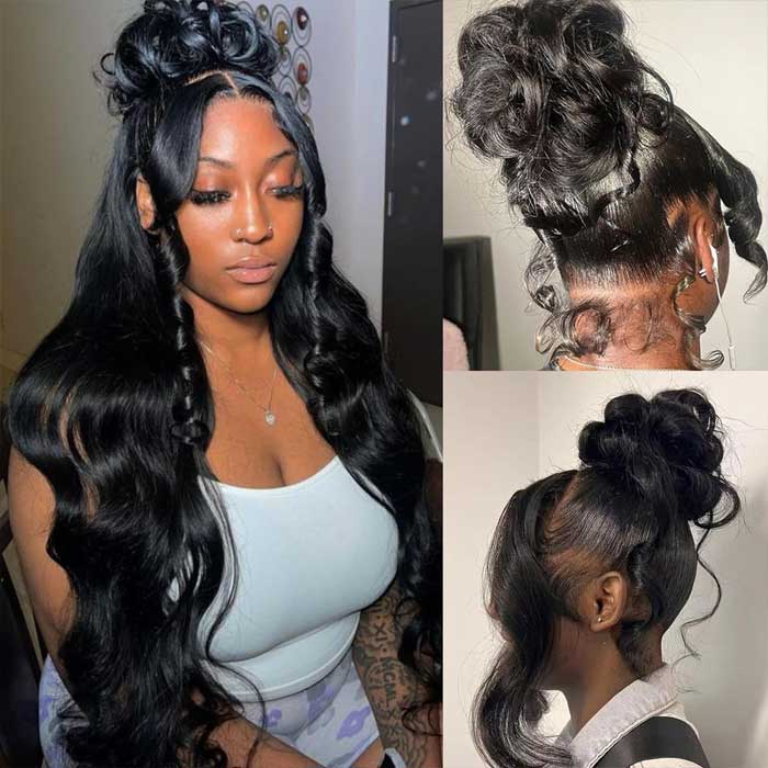 Put On & Go Upgraded Hidden Strap Snug Fit 360 Lace Frontal Wig Glueless Human Hair Wigs Special Offer - Image 7