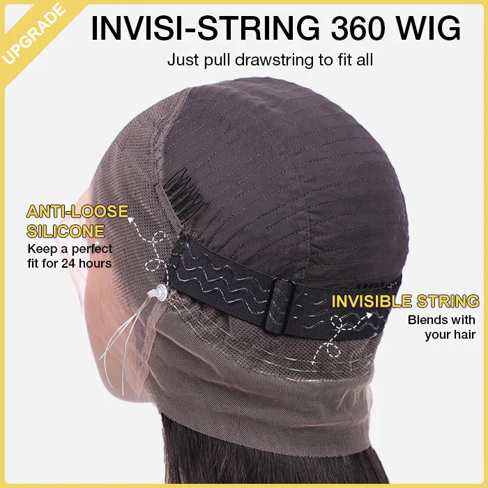 Subella Bouncy Loose Wave HD Transparent Lace Front Wigs Unprocessed Glueless Human Hair Wig - Image 10