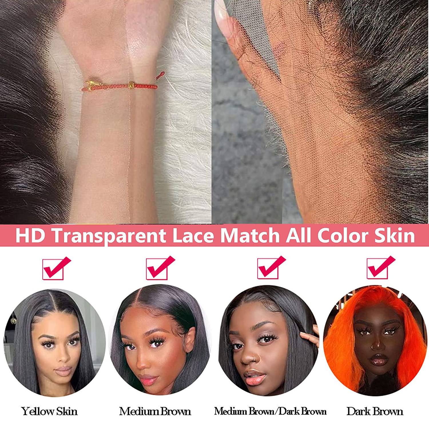 4C Curly Edge Lace Wig HD Lace Frontal Curly Human Hair Wig With Super Natural Hairline - Image 9