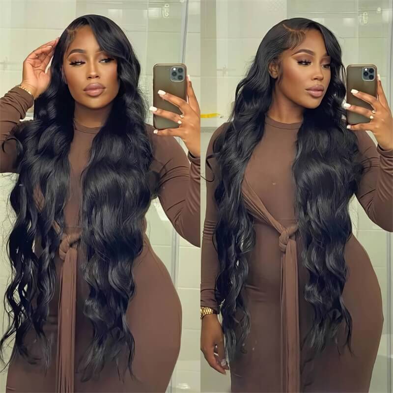 Body Wave HD Invisible 13x4 Lace Front Human Hair Wigs Pre Plucked Brazilian Virgin Hair - Image 7