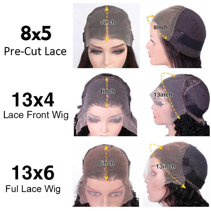 300% Density Popping Curly Glueless HD Lace Front Wig Pre Bleached Ready To Go Human Hair Wigs - Image 11