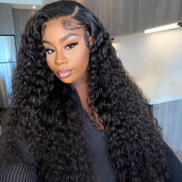 Exclusive Flash | Water Wave 13x6 Lace Front Wig Pre Plucked Natural Hairline Special Offer - Image 5