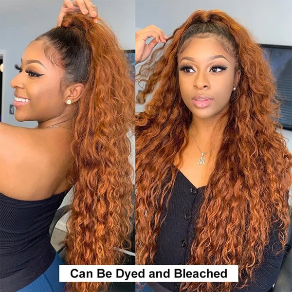 Water Wave 360 HD Transparent Lace Front Wigs Transparent Lace Wig Wet And Wavy Human Hair - Image 8