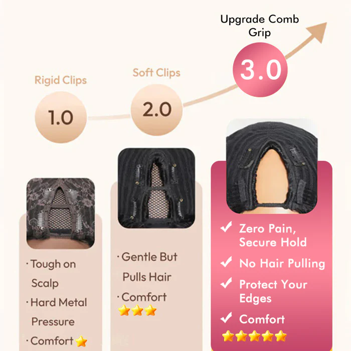 Clearance Sale | Yaki Straight V Part Glueless Wig With Invisi Drawstring 100% Human Hair Wigs Beginner Friendly Special Offer - Image 4